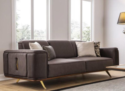 Sofas 4 Seater Textile Big Furniture Living room Modern new Sofa Polyester Couch